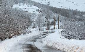 برف پاییزی در کوهستان‌های گیلان