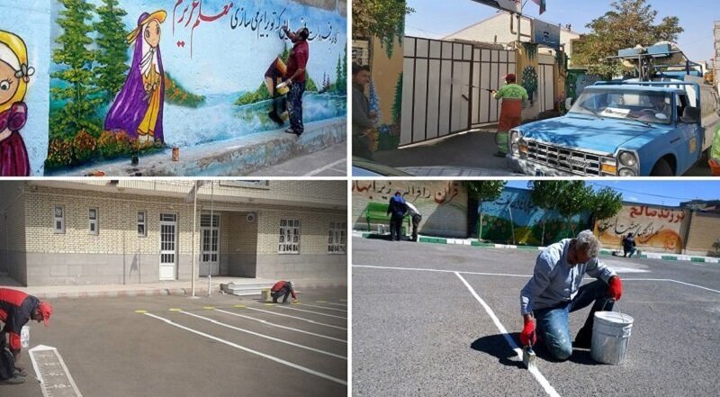 مانور بازگشایی مدارس در گیلان آغاز شد