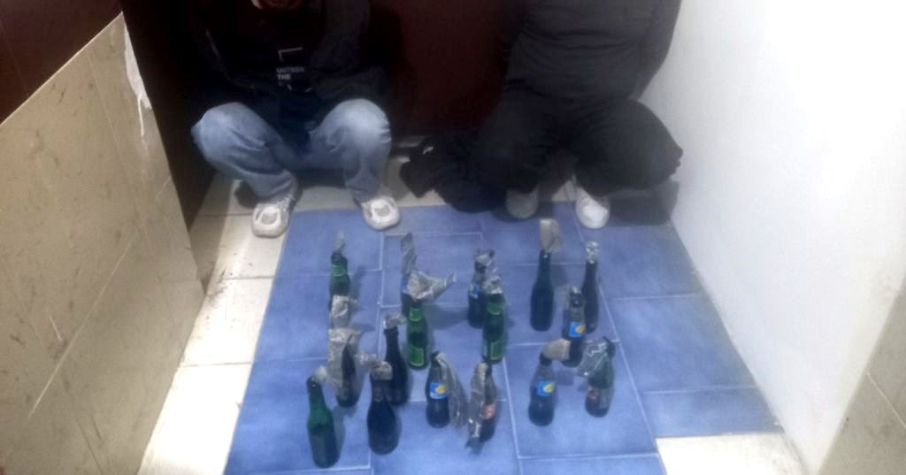 17 بطری کوکتل مولوتف از یک خودرو در لاهیجان کشف شد