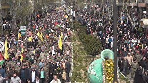 شکوه حضور حمایت از فلسطین و مردم غزه در گیلان